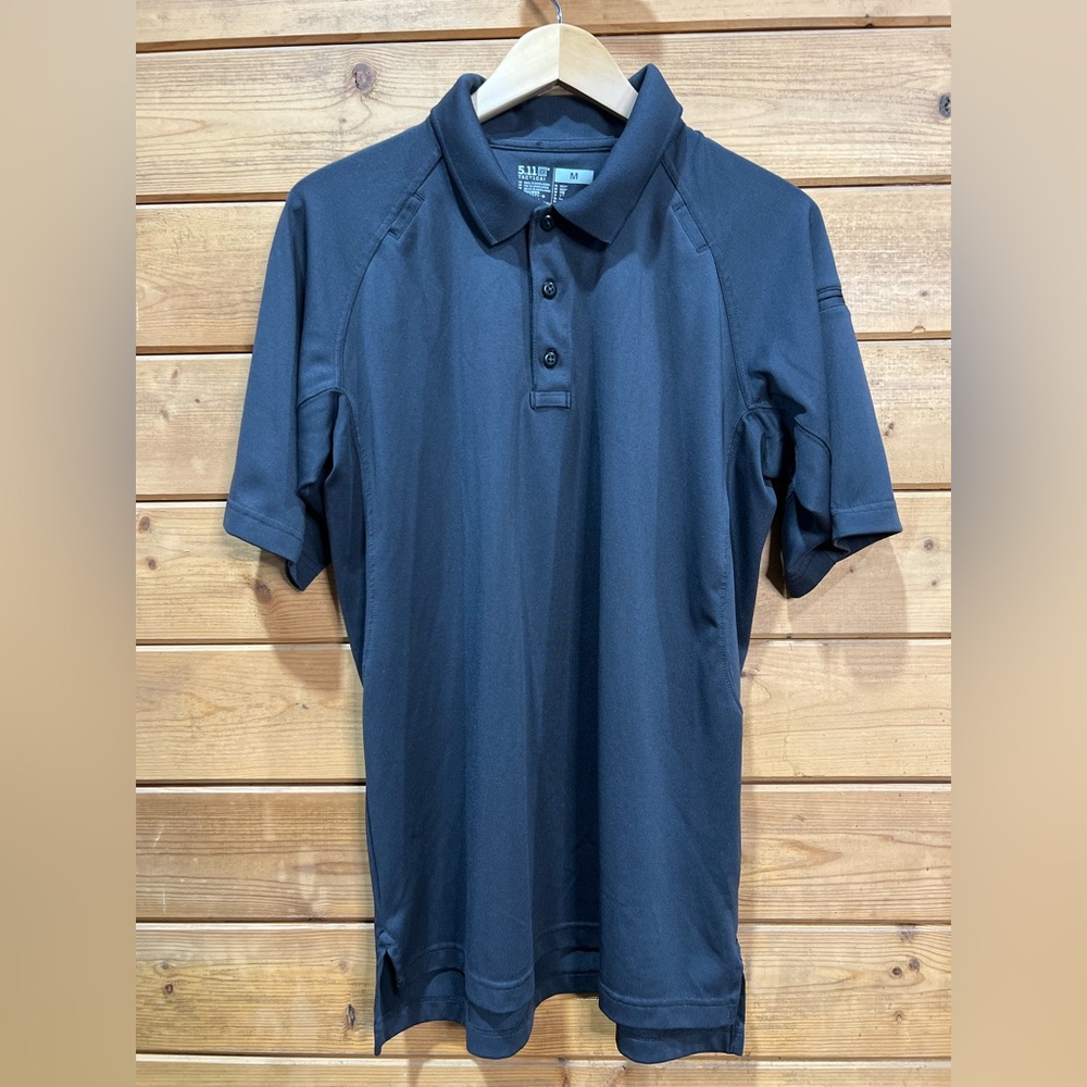 5.11 Tactical Performance Polo Shirt Gunmetal Gray Short Sleeve Men’s Medium